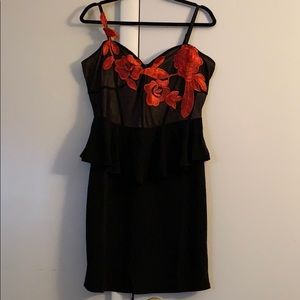 Peplum Party Dress